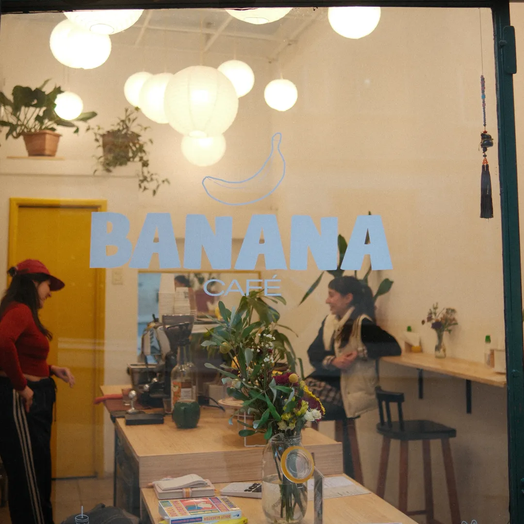 Banana Café: banana local
